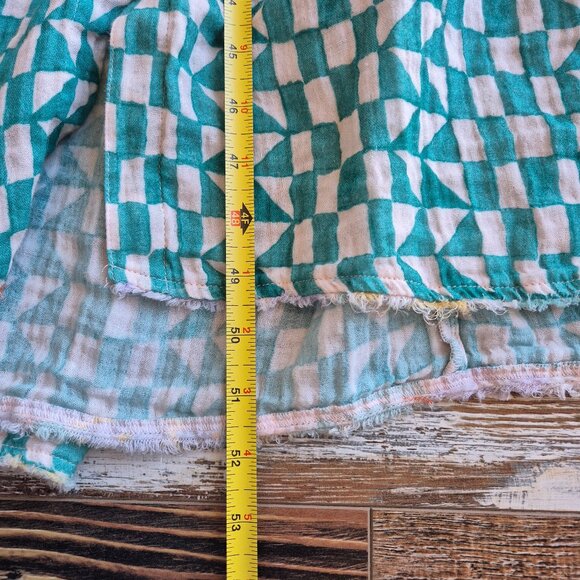 Ellen Merchant x Anthropologie Mixed Print Button Down Maxi Dress Sleeveless - Picture 14 of 14